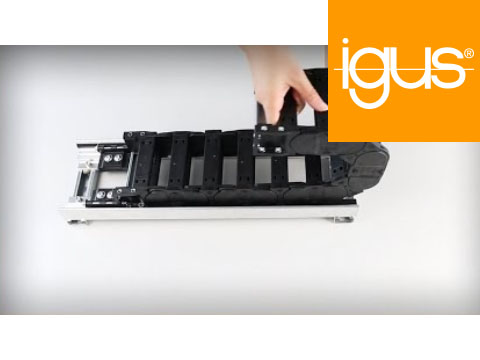 igus® | Assembly – Super Aluminium Support Tray