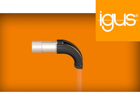 igus® ibow – new angle adapter for cables!