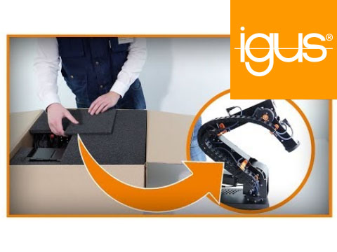 igus® Robot Arm Unboxing – low cost robolink® unpacking and quick setup