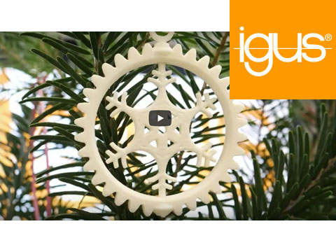 igus® – DIY Christmas Special: 3D-gedruckte Schneeflocke