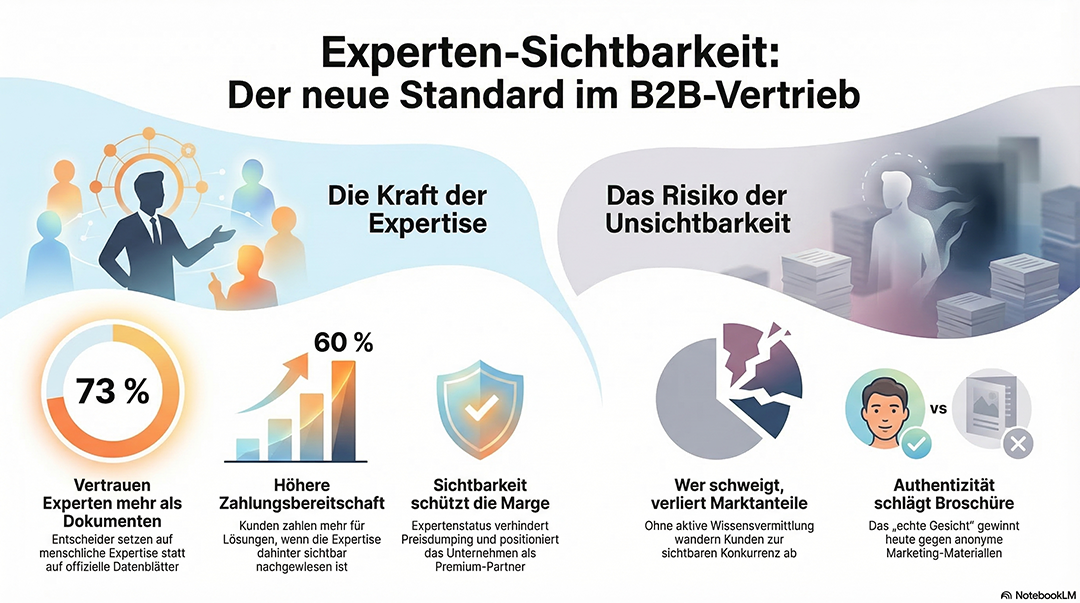 Experten-Sichtbarkeit: Der neue Standard im B2B-Vertrieb